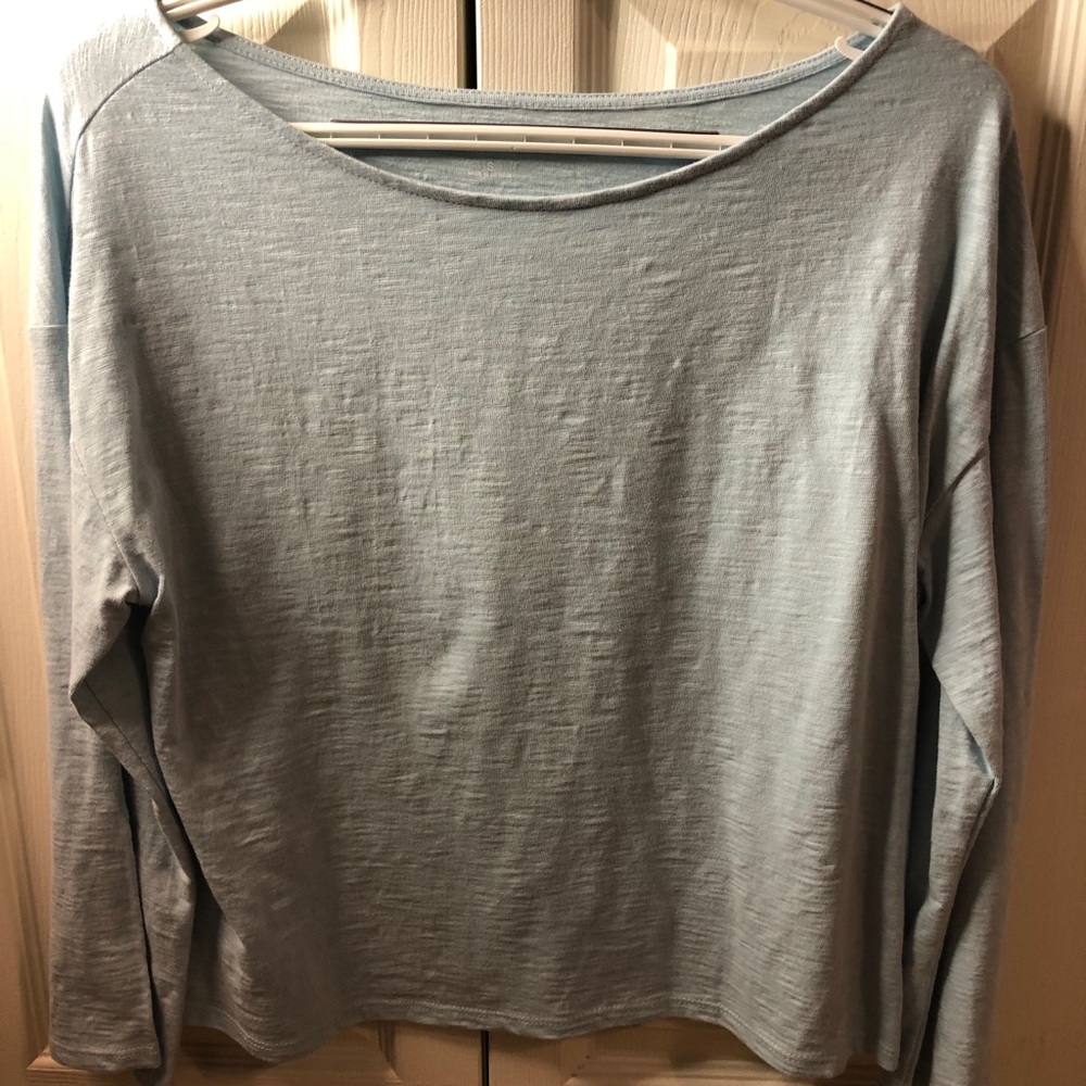 blue long sleeve